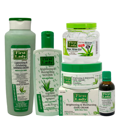 First Lady Aloe Vera  Face & Body Brightening Kit