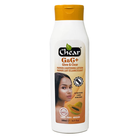 Chear G&C+ Glow & Clear Papaya Skin Lightening Body Lotion 500ml