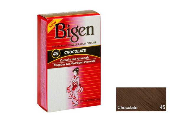 9. Bigen Powder Hair Color 45 Chocolate - wide 4