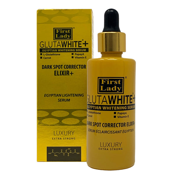 luxury glutathione extra whitening 6 x First Lady Glutawhite+ Egyptian ELIXIR + Glutathione Lightening Face & Body Serum 60ml luxury glutathione extra whitening 6 x First Lady Glutawhite+ Egyptian ELIXIR + Glutathione Lightening Face & Body Serum 60ml