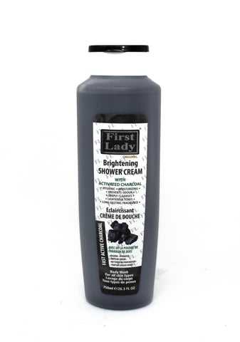 First Lady Charcoal Brightening Shower Cream - Elysee Star