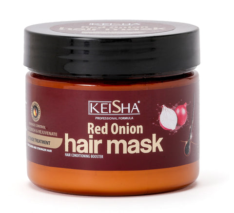 KEISHA Professional Red Onion Hair Mask 200ml + Free Application Brush #42