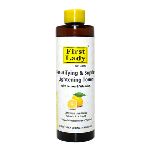 First Lady Fast Actives Beautifying Superior Lightening Face Cleansing Toner With Lemon & Vitamin C