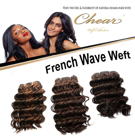 Chear French Wave 12" Blended Human Hair Weft - Elysee Star