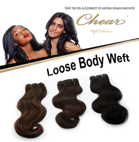 Chear Loose Body 14" Blended Human Hair Weft - Elysee Star