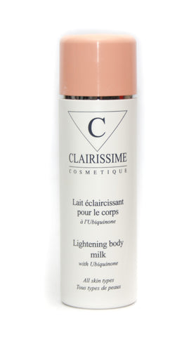 Clairissime Lightening Body Milk with Ubiquine (Peach) (500mll) - Elysee Star