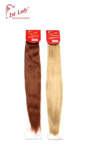 1st Lady Euro Silky Straight Human Hair Weft  Hair extensions  22-24" - Elysee Star
