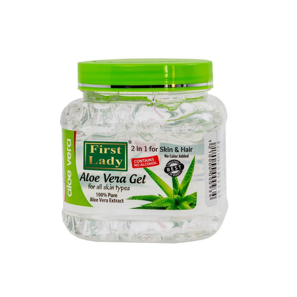 First Lady Aloe Vera Gel 500ml – Moisturising Skin & Hair Gel – Soothing,  Anti-Acne, Hydrating, Non-Sticky
