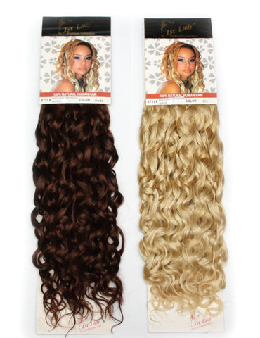 1st Lady Natural Spanish Blended Human Hair Weft 18" - Elysee Star