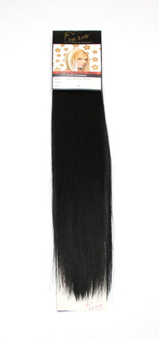 1st Lady Natural Euro Silky Straight Blended Human Hair Weft 20" - Elysee Star
