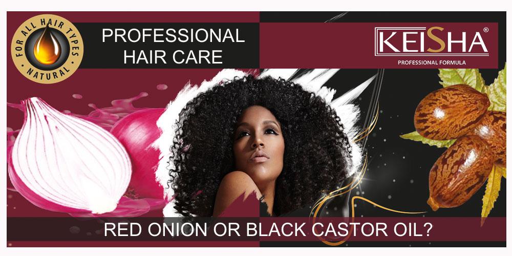 Keisha Red Onion & Black Castor Oil Hair Care range