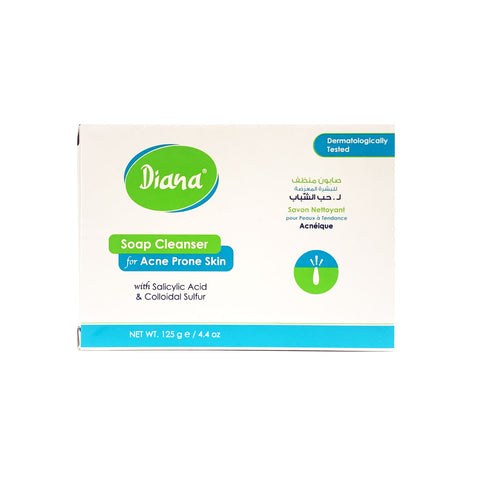 Diana Soap Cleanser for Acne Prone Skin - with Salicylic Acid (ACNE SOAP)