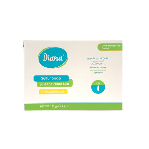 Diana Face & Body Skin Washing Sulphur Soap For Acne - (Sulphur)