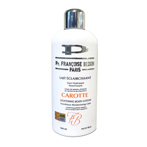 Pr. Francoise Bedon Carrot Body Lotion 500ml With Carrot Extract, Vitamin C &E Brightening