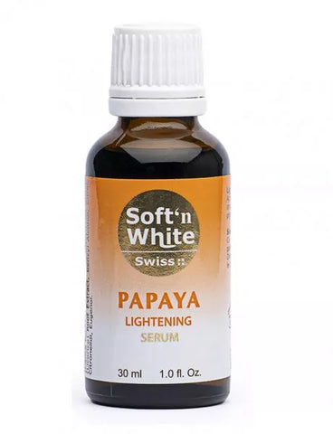 Soft N White Papaya Brightening Serum 30ml | Active Botanical Face Serum | Radiant-Looking Skin & Uneven Skin Tone Care