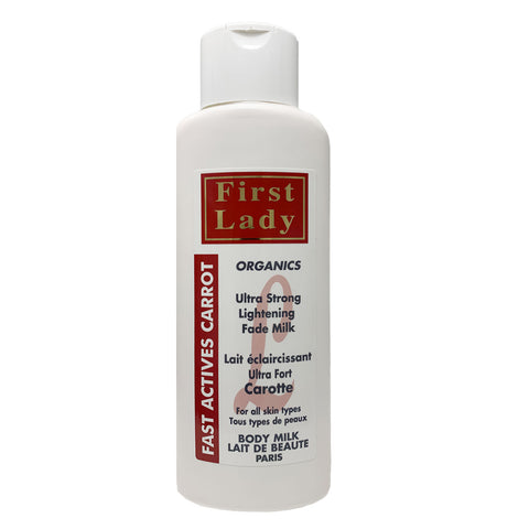 First Lady Fast Actives Ultra Strong Lightening Fade Body Milk Lotion With Carrot Oil (750ml)
