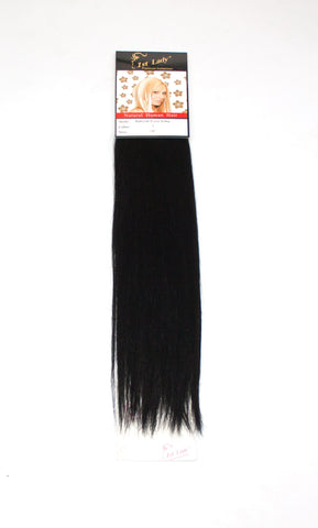 1st Lady Natural Euro Silky Straight Blended Human Hair Weft 18" - Elysee Star
