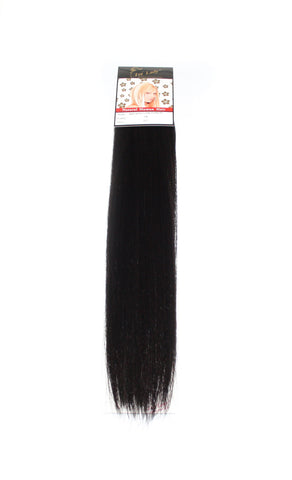 1st Lady Natural Euro Human Hair Blended Clip on Hair Extensions 22" (8Pcs) - Elysee Star