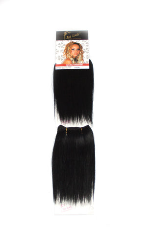 1st Lady Natural Euro Silky Straight Blended Human Hair Weft 8" - Elysee Star