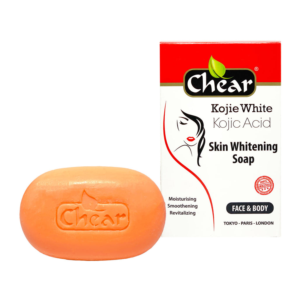 Chear Kojie White Kojic Acid Skin Whitening Face & Body Washing Soap