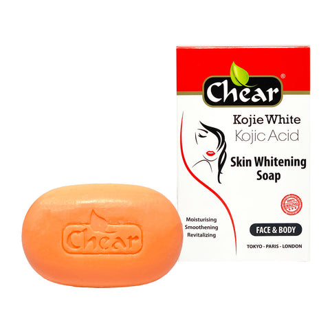 Chear Kojie White - Kojic Acid Skin Whitening Face & Body Washing Soap Bar