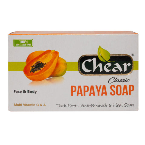 Chear Classic Papaya Face & Body Skin Cleansing Soap