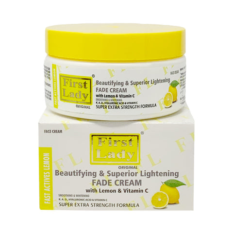 First Lady Fast Actives beautifying Superior Lightening Fade Face Cream with Lemon & Vitamin C
