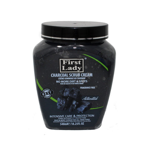 First Lady Charcoal Clarifying Scrub for Face & Body - Elysee Star