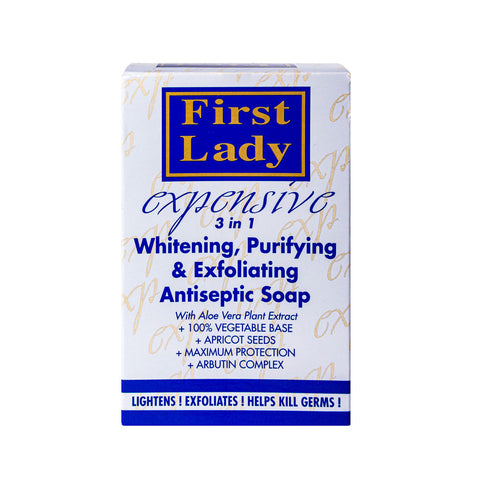 First Lady Expensive 3in1 Antiseptic, Lightening & Purifying Exfoliating Soap - Elysee Star