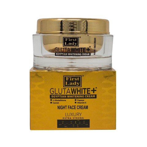 First Lady GlutaWhite+ Egyptian Whitening Night Face Cream with Goats Milk