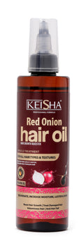 KEISHA Professional Red Onion Hair Oil + Free Detangling Brush & Comb #65
