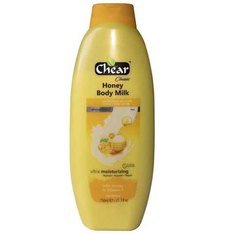 Chear Honey & Vitamin E Ultra Moisturising Hand & Body Milk - Elysee Star