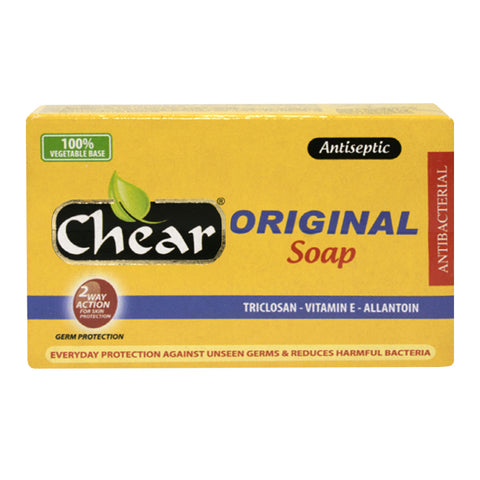 Chear Original Antiseptic Face & Body Soap with Triclosan, Vitamin E & Allantoin