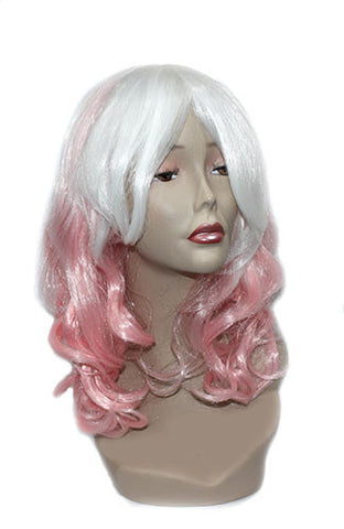 Elysee Star Synthetic Hair Pink & White Wig - Clover - Elysee Star