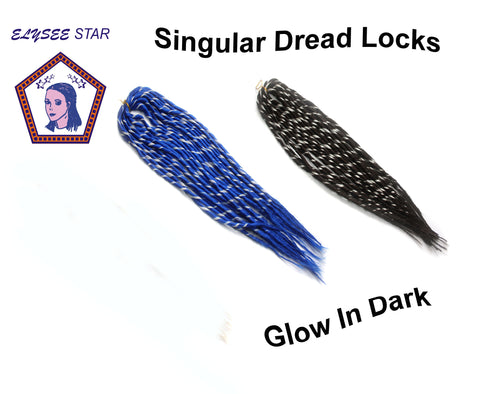 Glow In The Dark Singular Dread Locks (Double Ended) - Elysee Star