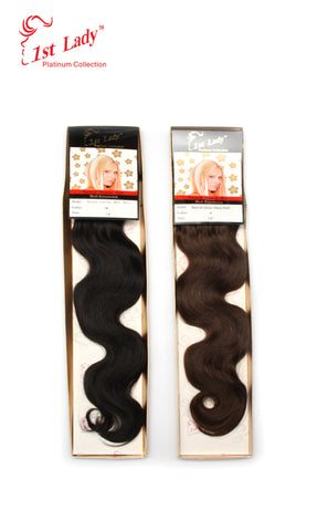 1st Lady Natural Italian Wave - Blended Human Hair Weft 18" - Elysee Star