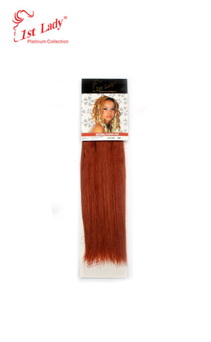 1st Lady Natural Euro Silky Straight Blended Human Hair Weft 12" - Elysee Star