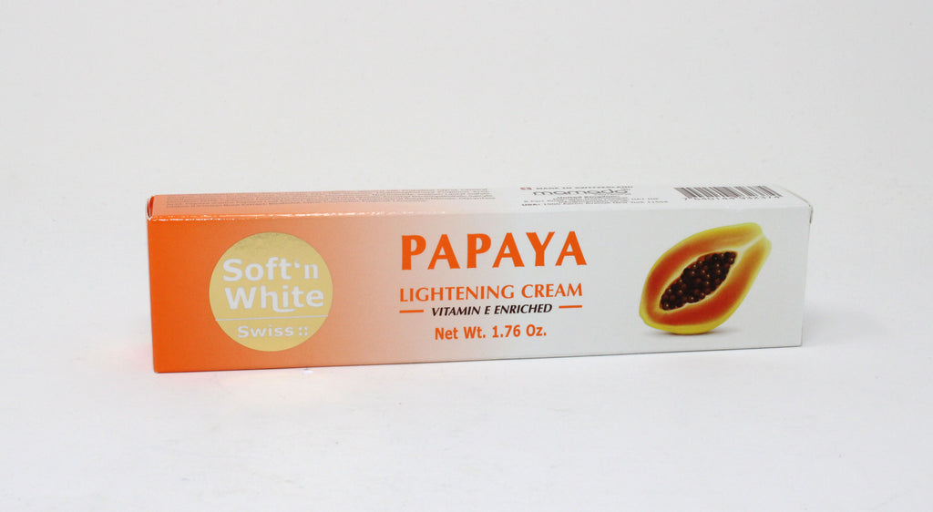 Soft N White Papaya Lightening Cream Skin lightening, moisturising & hair treatments