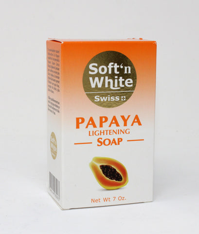 Soft N White Papaya Lightening Soap - Elysee Star